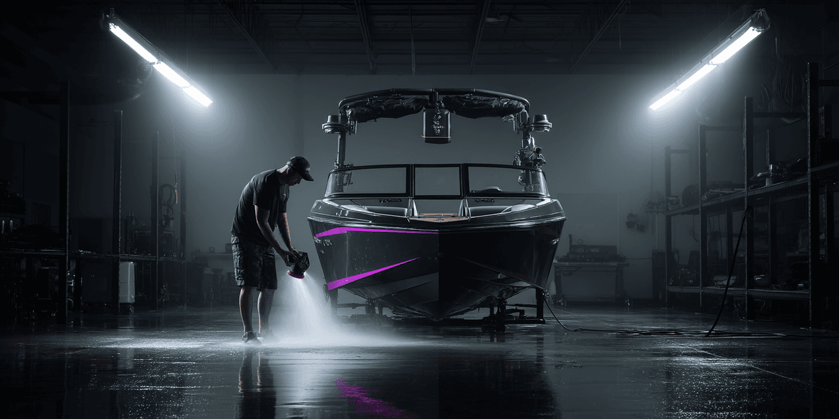 Luxury boat detailing services in Loveland, Colorado